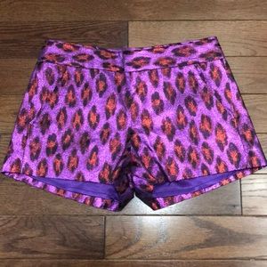 French Connection Leopard Pattern Shorts, Size 6